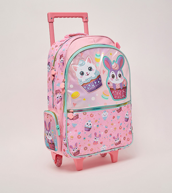 R&B  Trolley Backpack - Pink Trolley Backpack