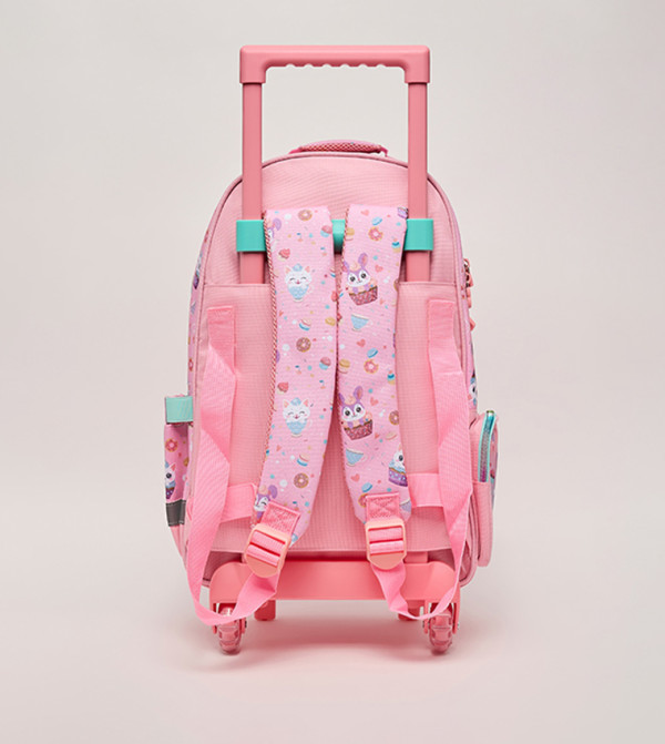 R&B  Trolley Backpack - Pink Trolley Backpack