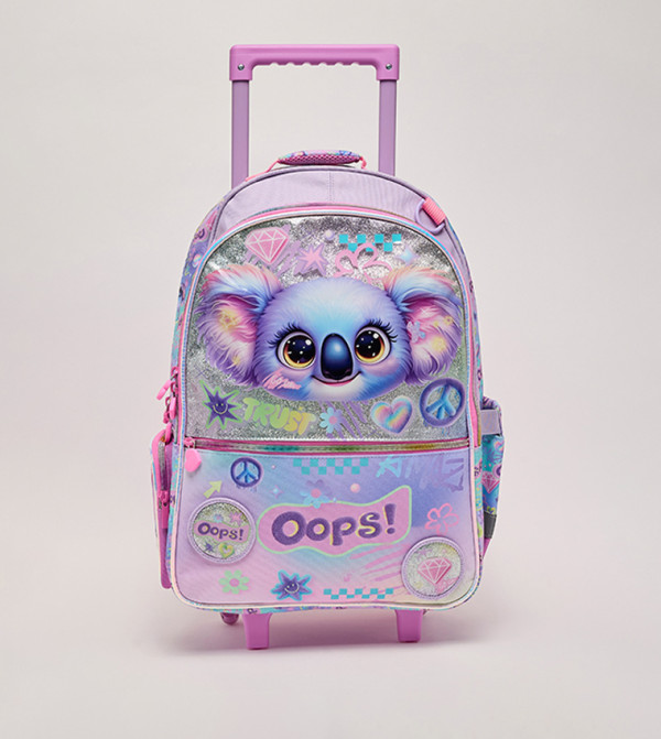 R&B  Trolley Backpack - Purple Trolley Backpack