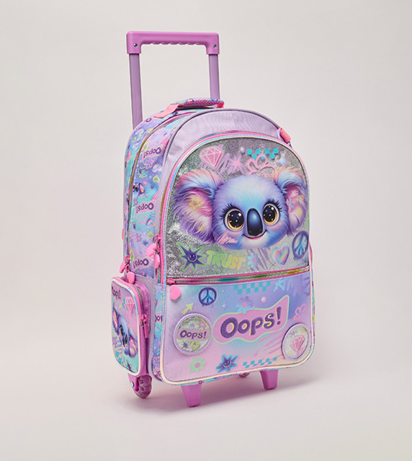 R&B  Trolley Backpack - Purple Trolley Backpack