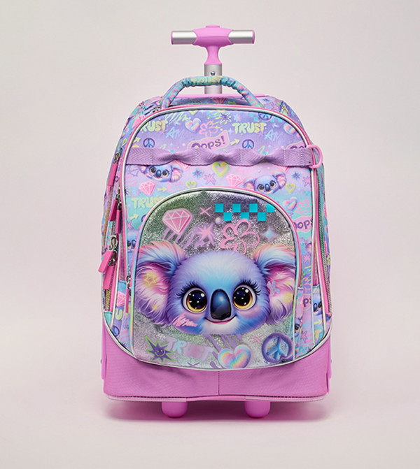 R&B  Trolley Backpack - Purple Trolley Backpack