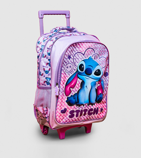 R&B  back-to-school-ready - Purple Trolley Backpack Set