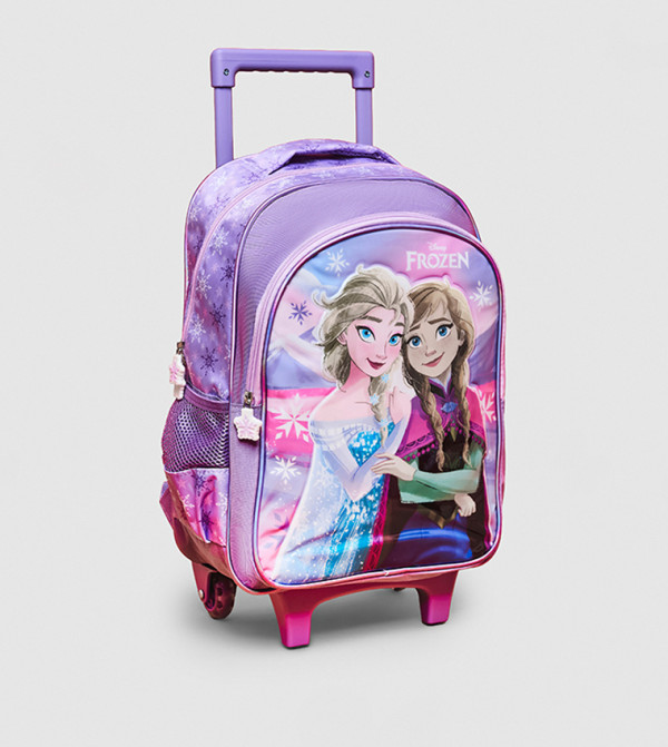 أر آند بي  frozen - بنفسجي  طقم حقائب ظهر بعجلات