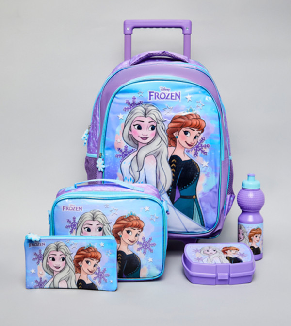 R&B  Trolley Backpack Set - Blue Trolley Backpack Set