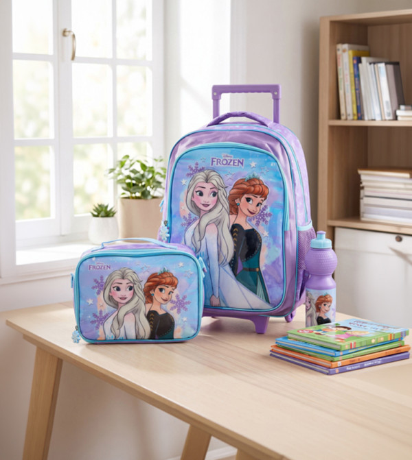 R&B  Trolley Backpack Set - Blue Trolley Backpack Set