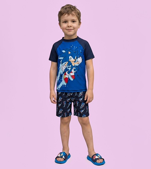 R&B  Swim Wear - Blue Swim Sets