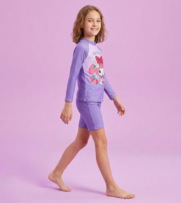 R&B  Swim Wear - Purple Swim Sets