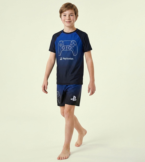 R&B  Swim Wear - Blue Swim Sets
