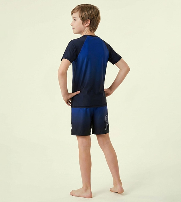 R&B  Swim Wear - Blue Swim Sets