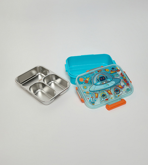 R&B  Lunch Boxes - Blue Lunch Box