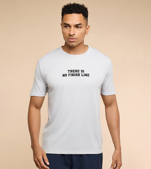 R&B  T-Shirts & Vests - Grey T-Shirts & Vests