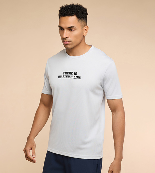 R&B  T-Shirts & Vests - Grey T-Shirts & Vests