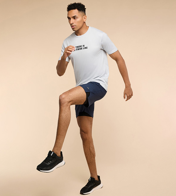 R&B  T-Shirts & Vests - Grey T-Shirts & Vests