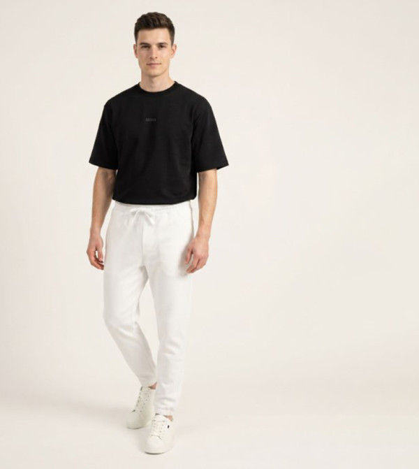 R&B  Joggers - White Joggers