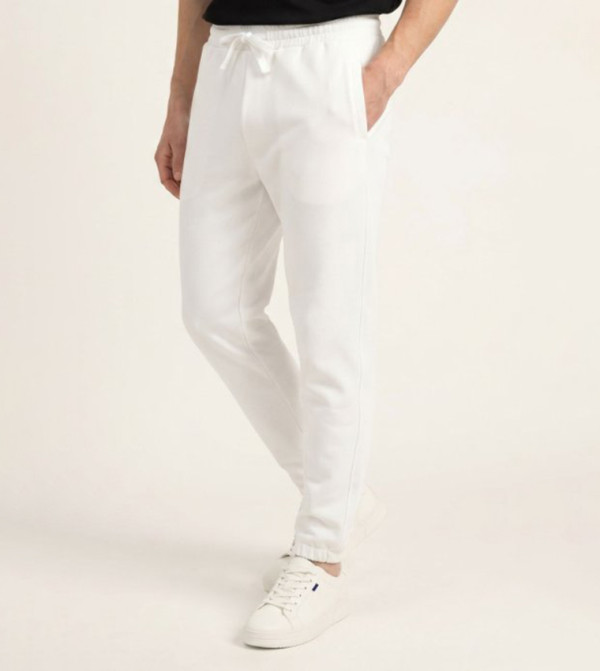 R&B  Joggers - White Joggers
