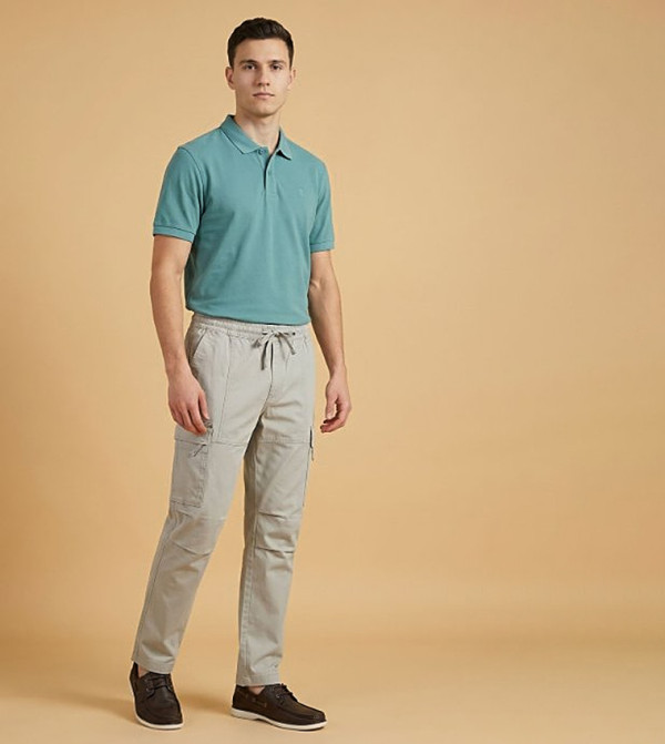 أر آند بي  بناطيل كارجو - بيج Cargos