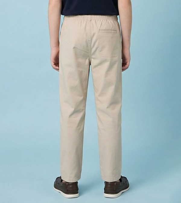 R&B  Trousers & Pants - Beige Trousers & Pants