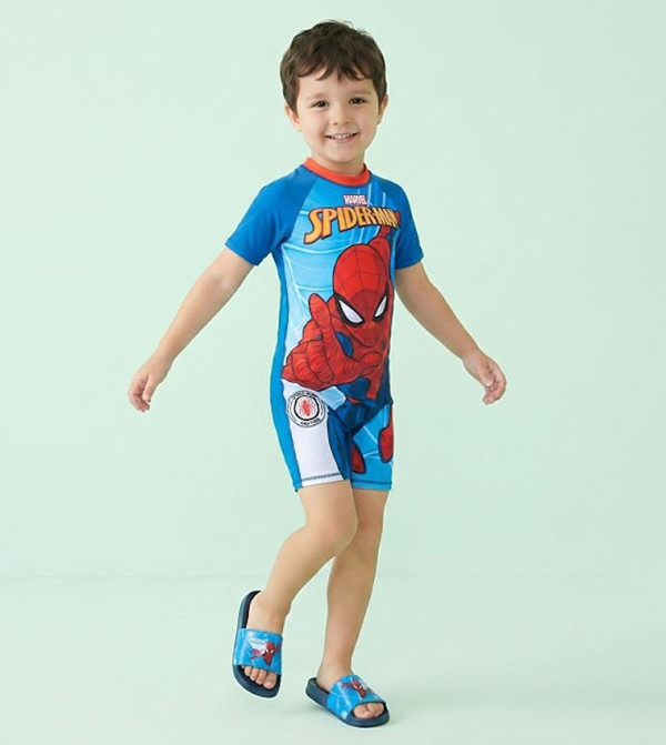 R&B  Legged Swimsuit - Red Legged Swimsuit