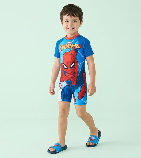 R&B  Legged Swimsuit - Red Legged Swimsuit