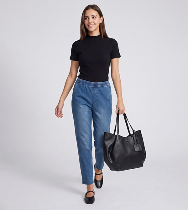 R&B Slim Fit Jeans - Mid Blue Slim Fit Jeans