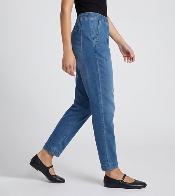 R&B Slim Fit Jeans - Mid Blue Slim Fit Jeans