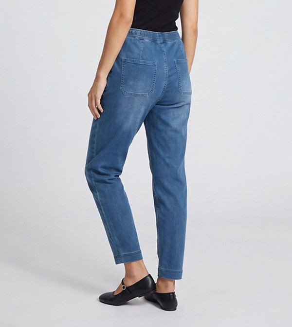 R&B Slim Fit Jeans - Mid Blue Slim Fit Jeans