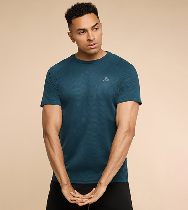 أر آند بي  ملابس رياضة - أخضر غامق  T-Shirts & Vests