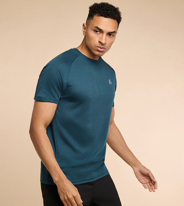 أر آند بي  ملابس رياضة - أخضر غامق  T-Shirts & Vests