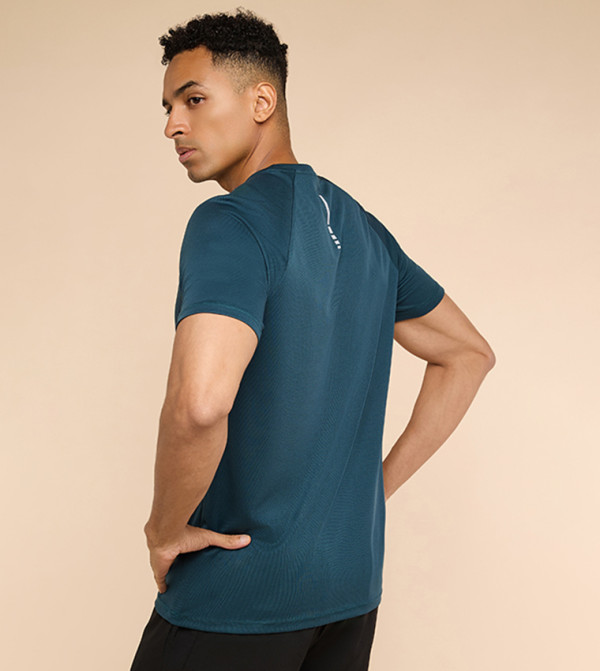 أر آند بي  ملابس رياضة - أخضر غامق  T-Shirts & Vests