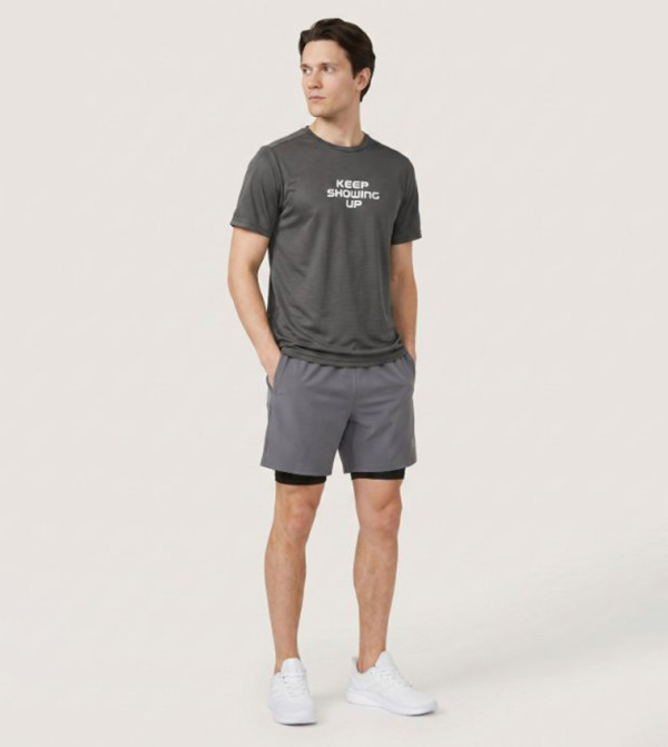 R&B Sportswear - Grey T-Shirts & Vests