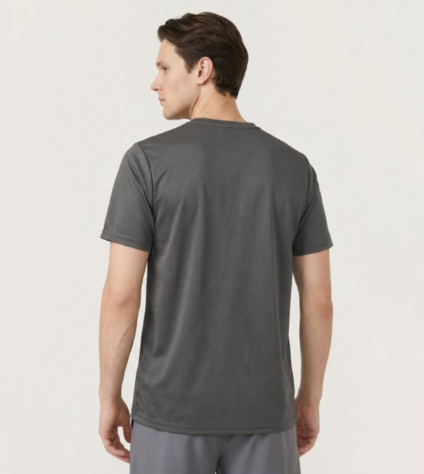 R&B  Sportswear - Grey T-Shirts & Vests