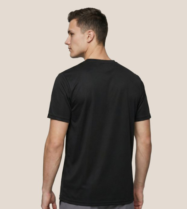 أر آند بي  ملابس رياضة - أسود T-Shirts & Vests