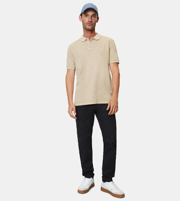 Marc O'Polo Marc O'Polo - Cream Polo T-shirts