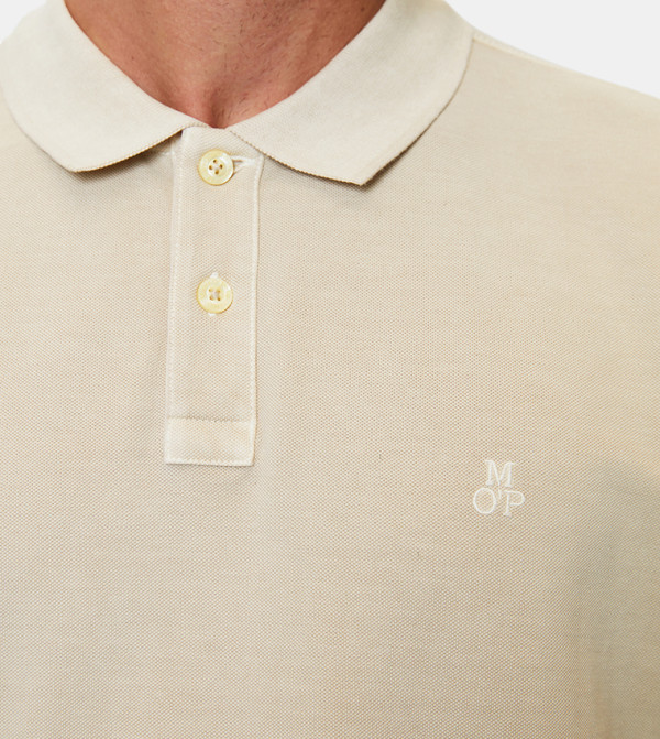 Marc O'Polo Marc O'Polo - Cream Polo T-shirts