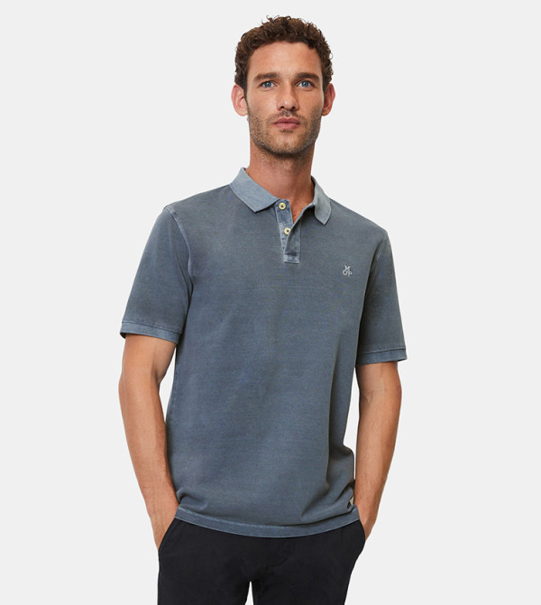 Marc O'Polo Marc O'Polo - Blue Polo T-shirts