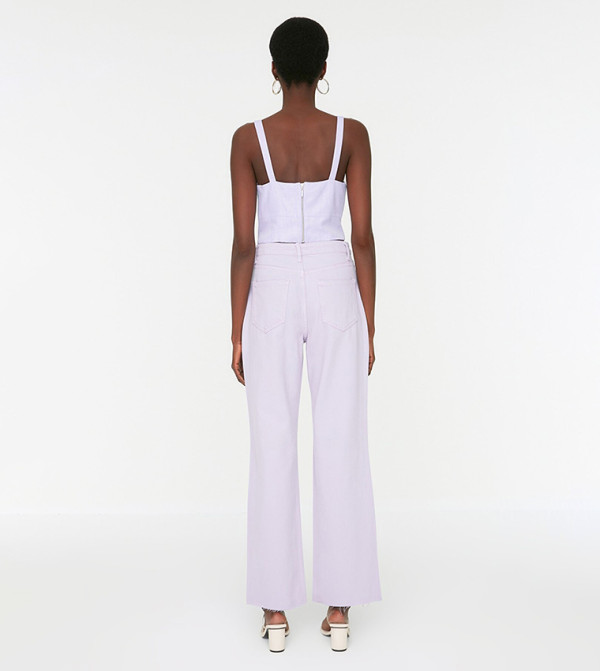 Trendyol Trendyol  - Purple Straight Jeans