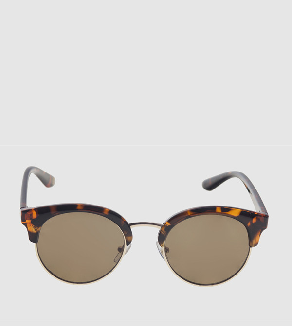 Nine West  Round Sunglasses - Brown Round Sunglasses