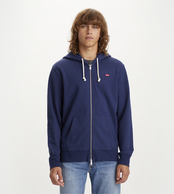 Levi's  Hoodies - Blue Casual Jackets