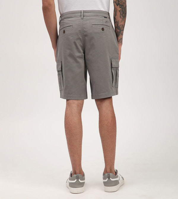 بيفرلي هيلز بولو كلوب  شورت كارجو - سراويل كارجو - رمادي Cargo Shorts