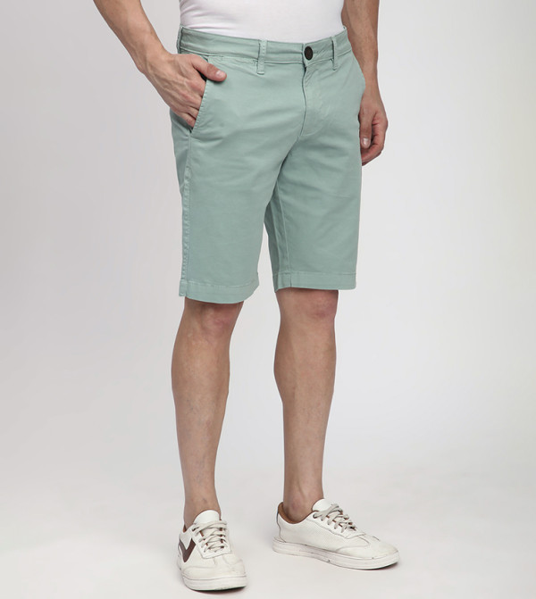 Beverly Hills Polo Club  Shorts - Green Casual Shorts