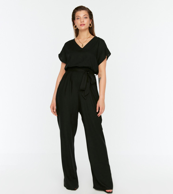 ترينديول  جيمسوت - أسود Jumpsuit