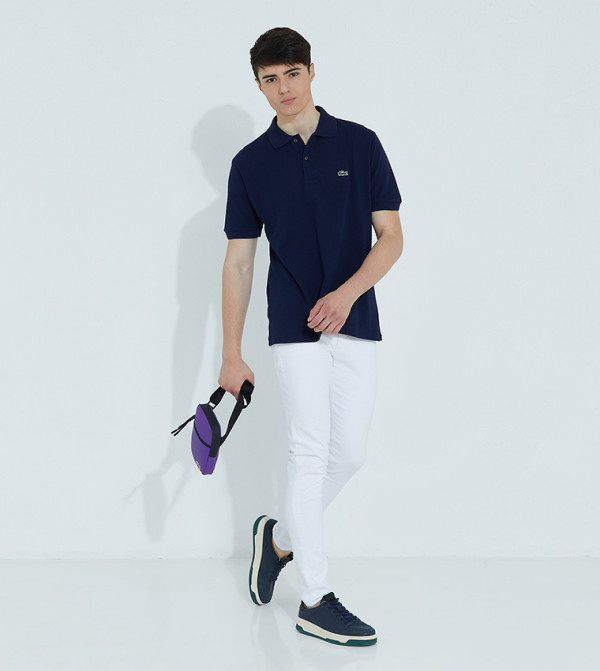 Lacoste Polo T-Shirts - Blue Polo T-shirts