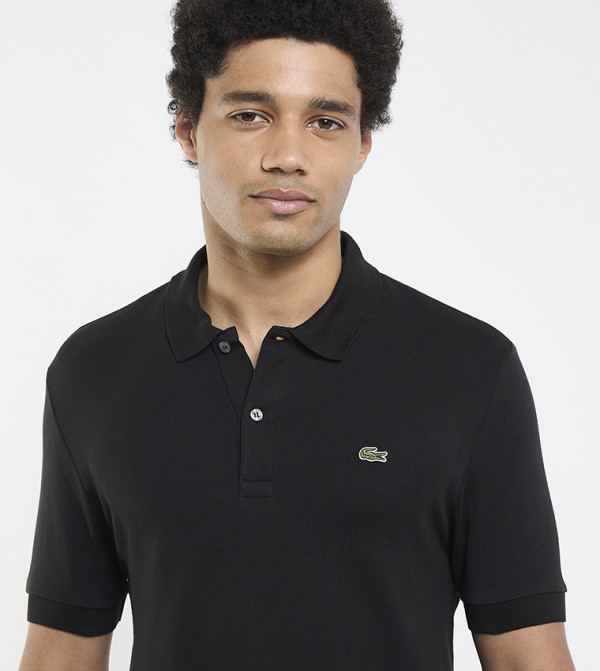 Lacoste Polo T-Shirts - Black Polo T-shirts