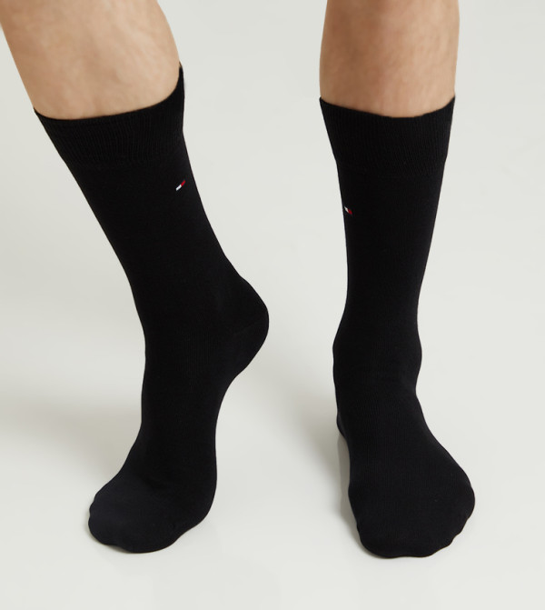 Tommy Hilfiger  - Black Crew Socks