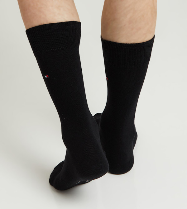 Tommy Hilfiger  - Black Crew Socks