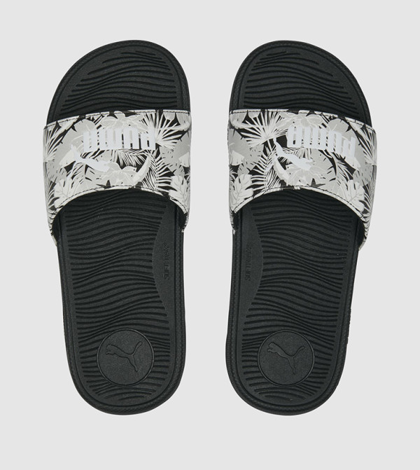 Puma  Slides - Black Slides
