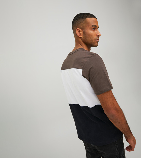 Jack & Jones Jack & Jones - Brown Casual T-Shirts