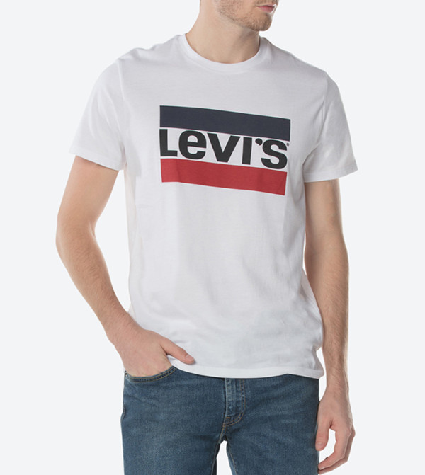 Levi's Clothing - White Casual T-Shirts