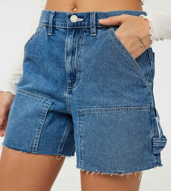 اردين  سراويل جينز قصيرة - أزرق Denim shorts