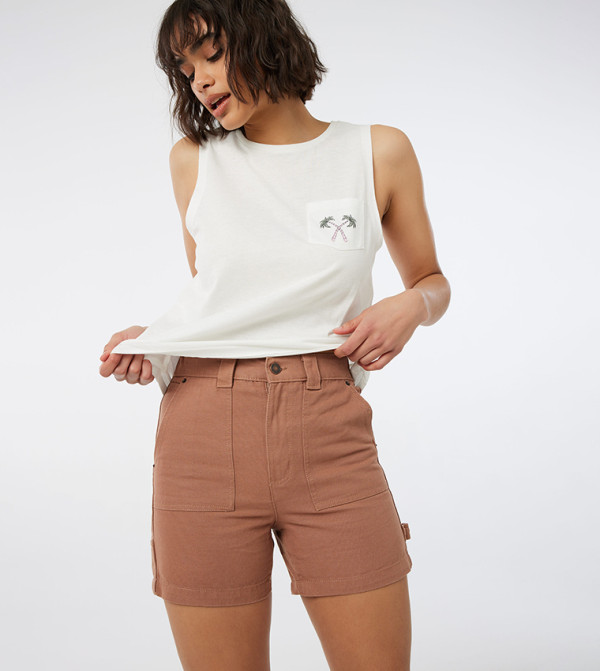 اردين  سراويل جينز قصيرة - بني  Denim shorts